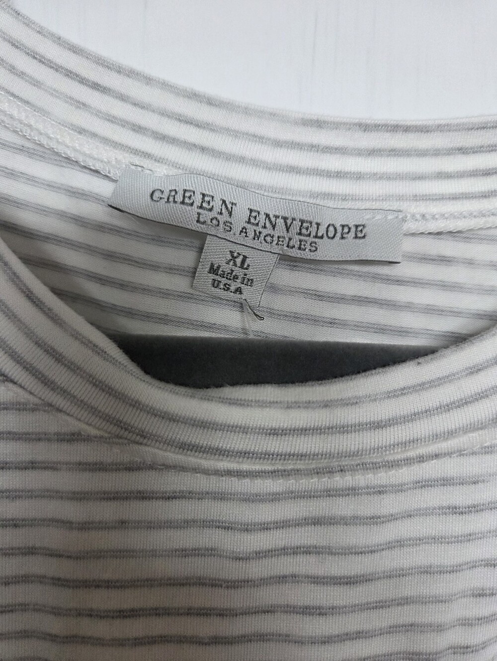 Green Envelope Limoncello Capri-Italy Striped Lemon Graphic Tee - Grey striped - Picture 2 of 4